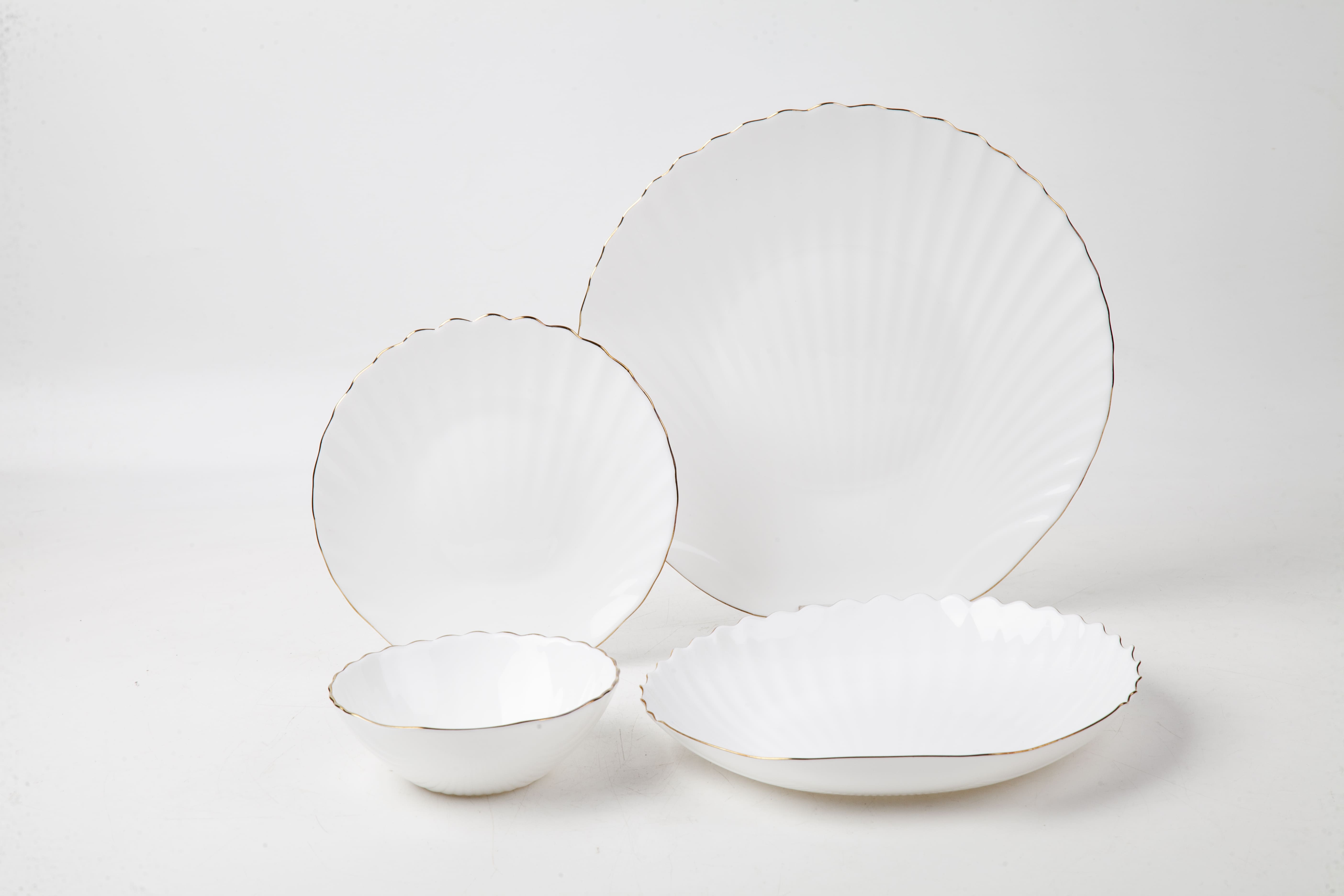 İSTİRİDYEYALDIZ (HİLLAND OPAL İSTİRİDYE YALDIZ YEMEK TAKIMI 24 PRÇ.)